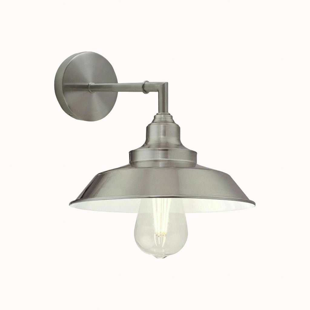 Elegant Vintage Industrial Metal Wall Sconce Lamp with E27 Edison Bulb