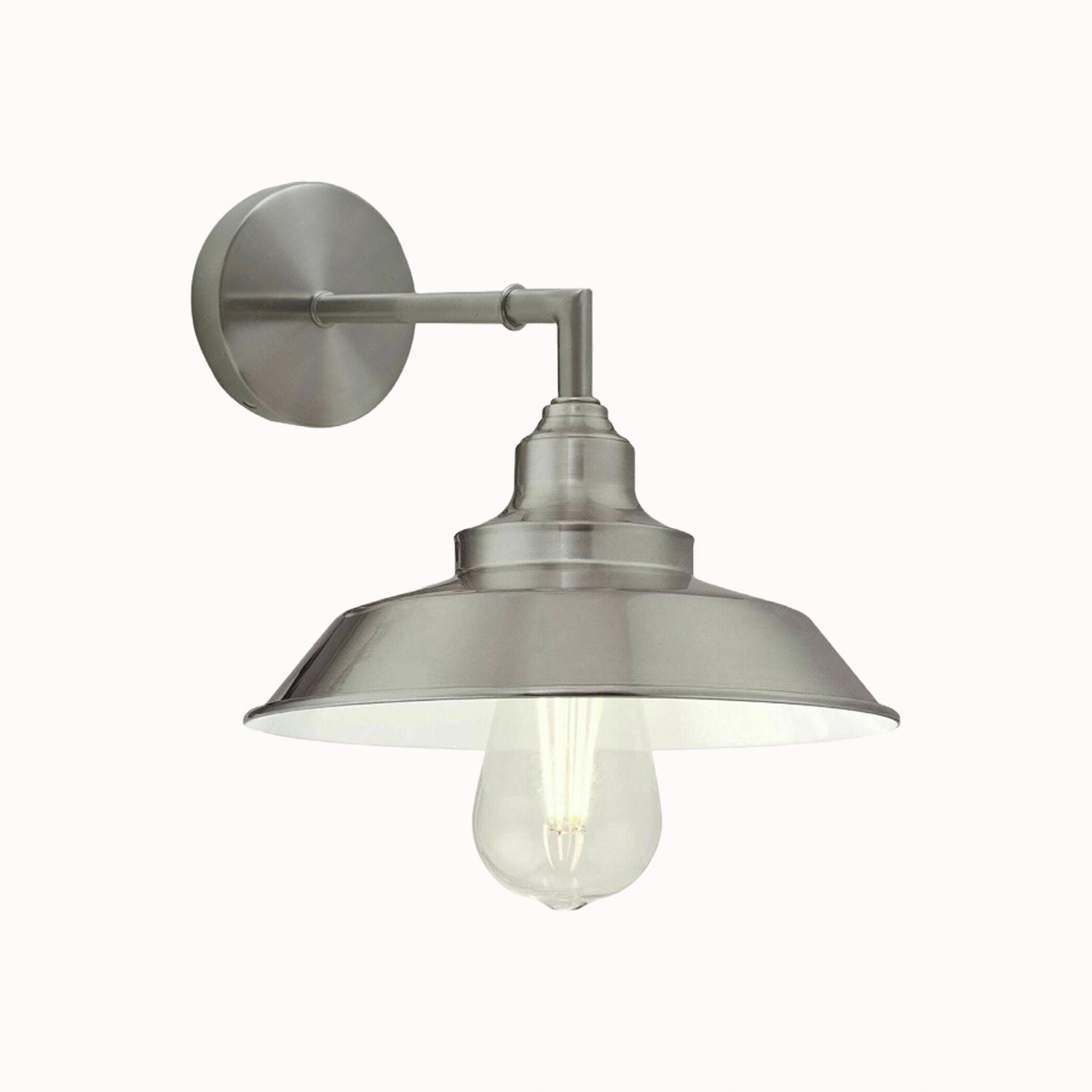 Elegant Vintage Industrial Metal Wall Sconce Lamp with E27 Edison Bulb