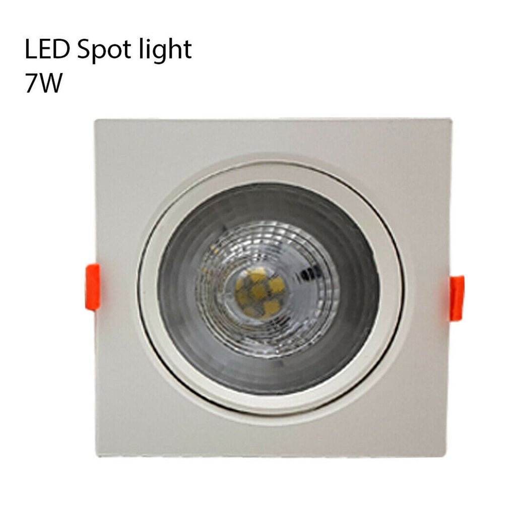Modern Ultra Slim Recessed LED Tilt Angle Ceiling Spot Light Cool White