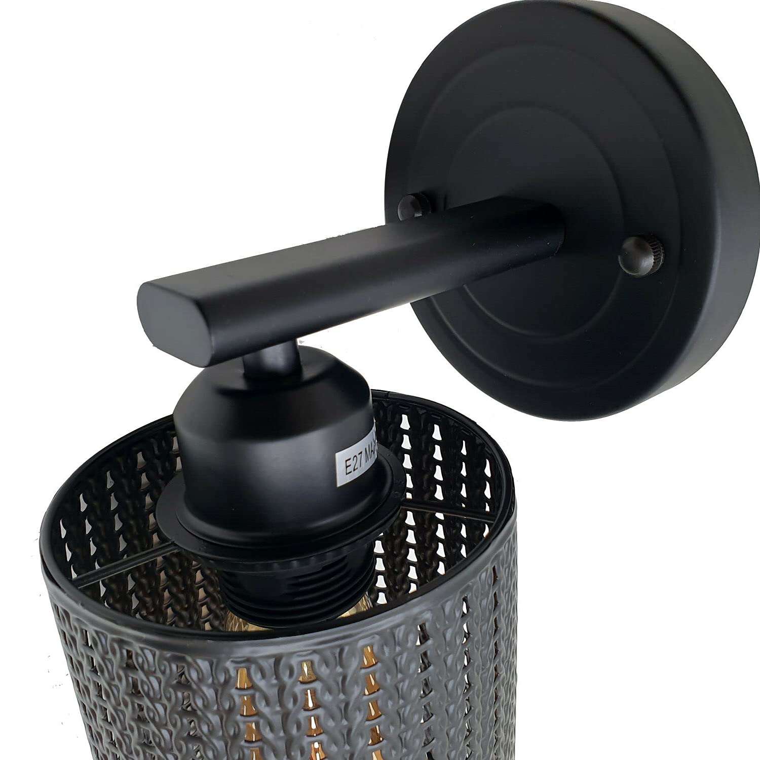 Modern Industrial Retro Wire Cage Wall Lamp~5938