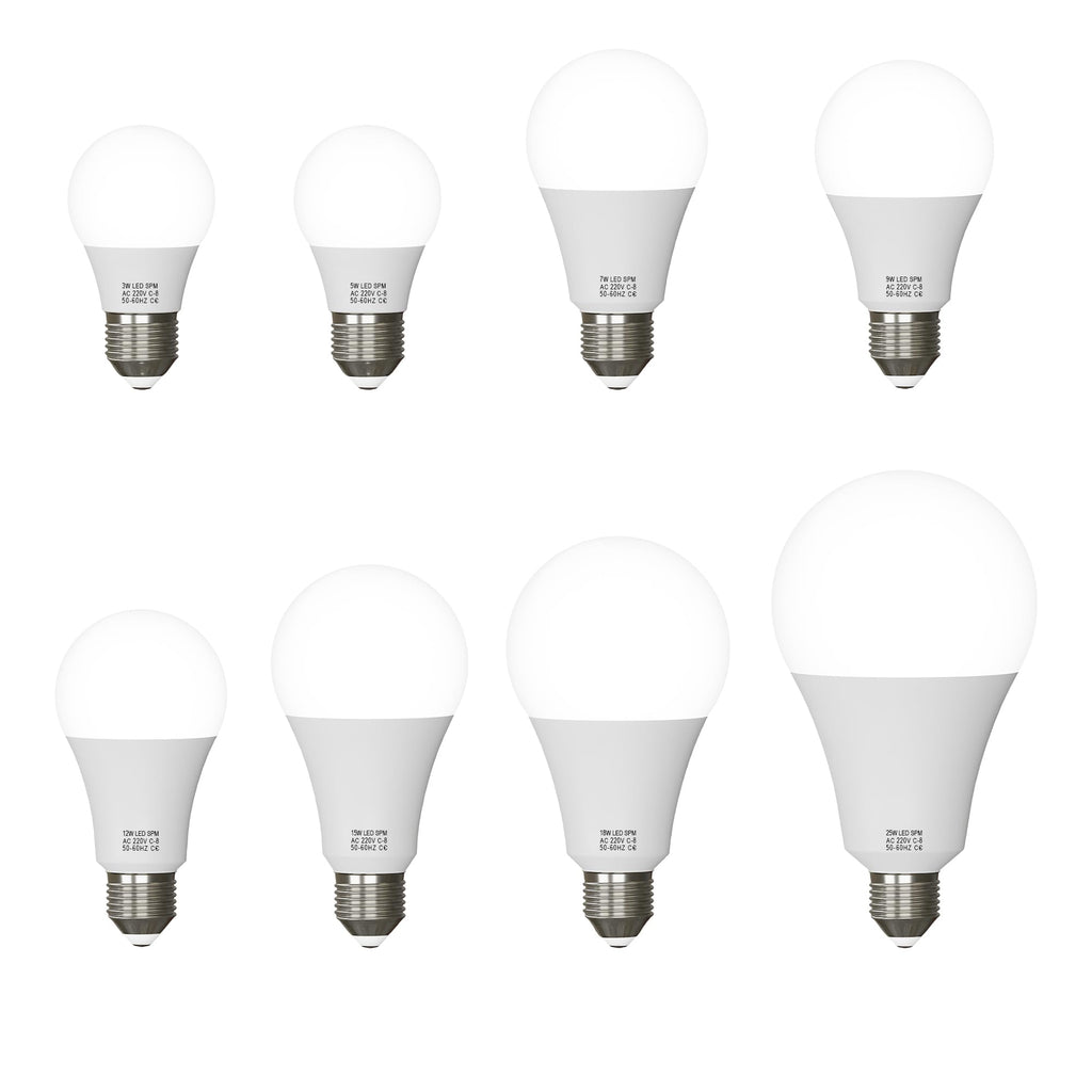 A60 GLS Cool White 7W B22  6400K Non-Dimmable LED Bulb ~6293