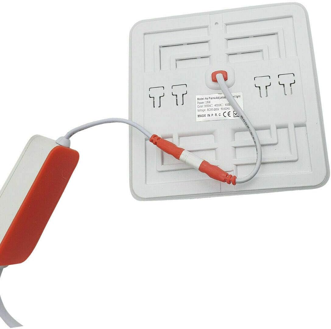 Bright Square LED Panel Light Cool White for Any Space ~5985