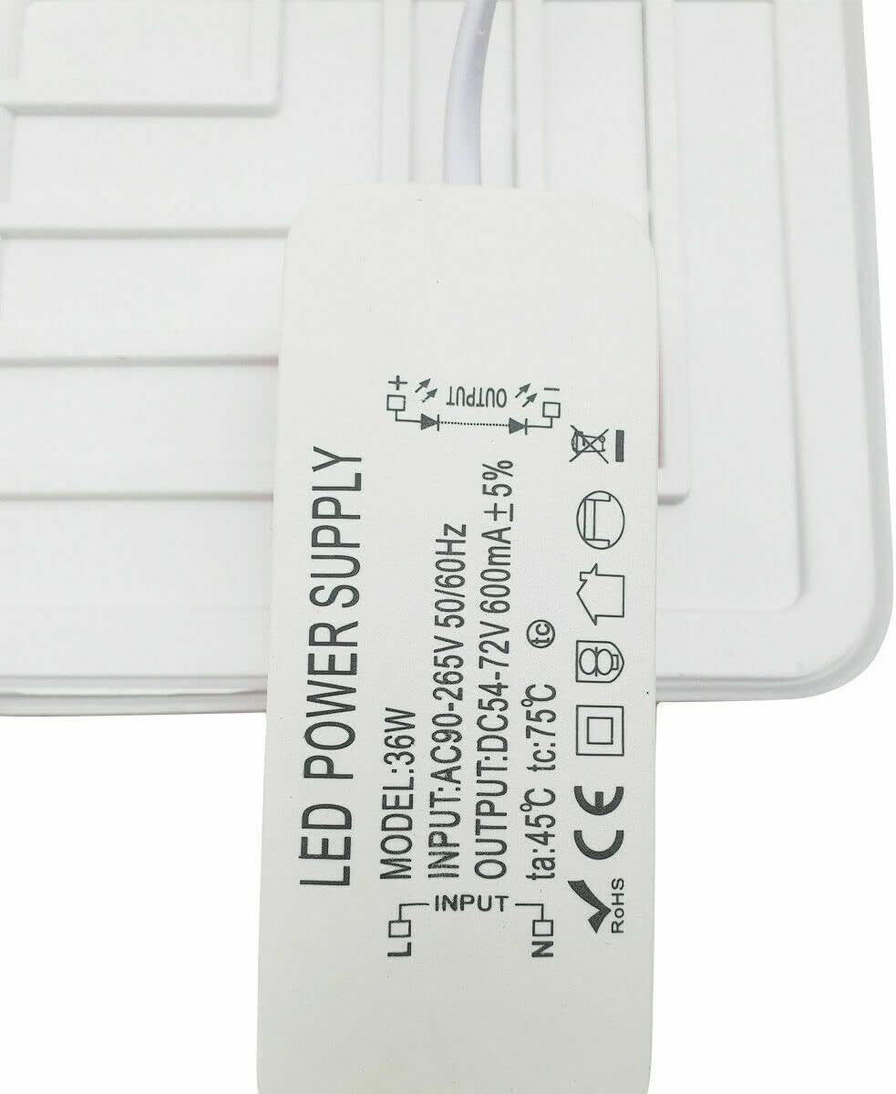 Bright Square LED Panel Light Cool White for Any Space ~5985