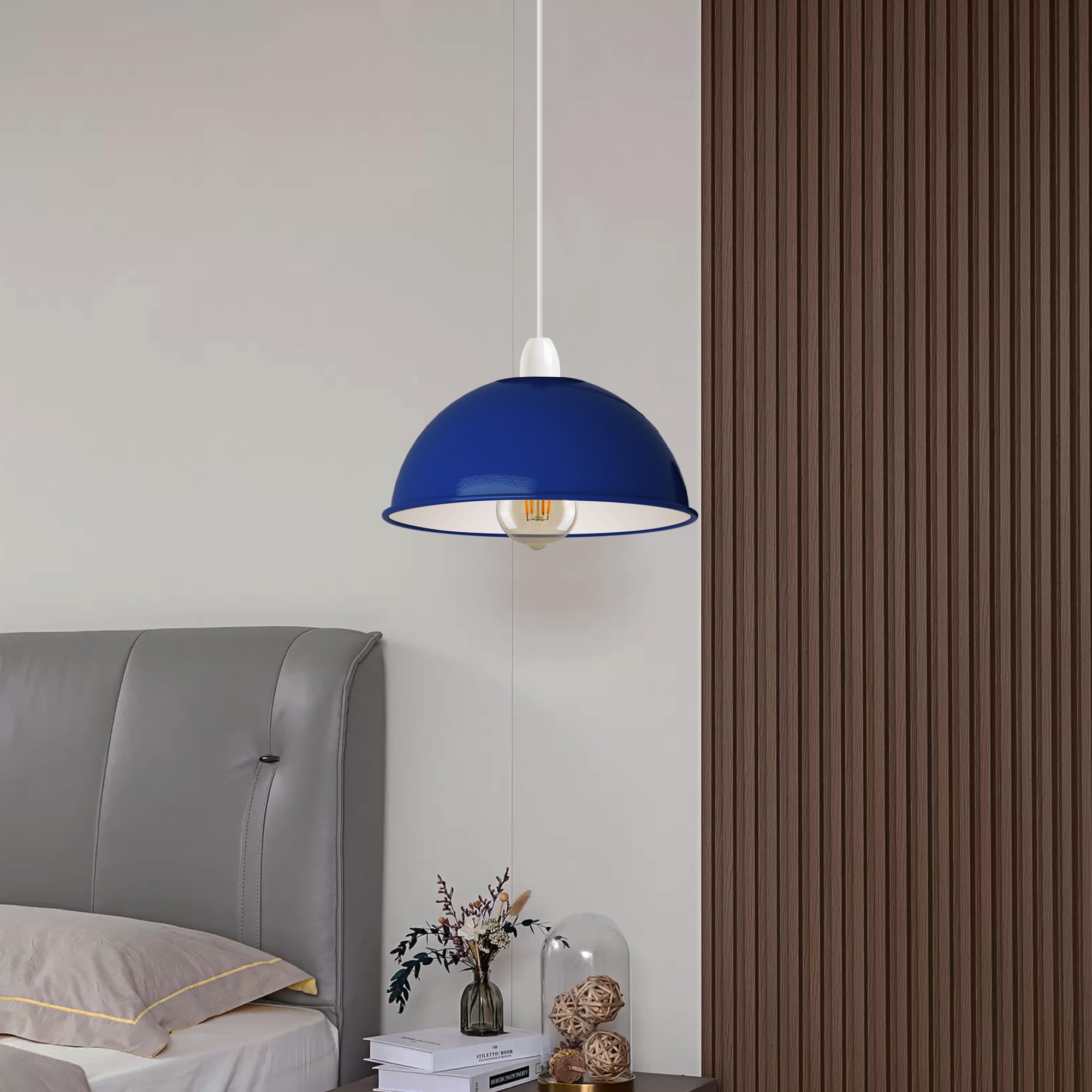 21cm Retro Dome Metal Ceiling Light Shade ~6097