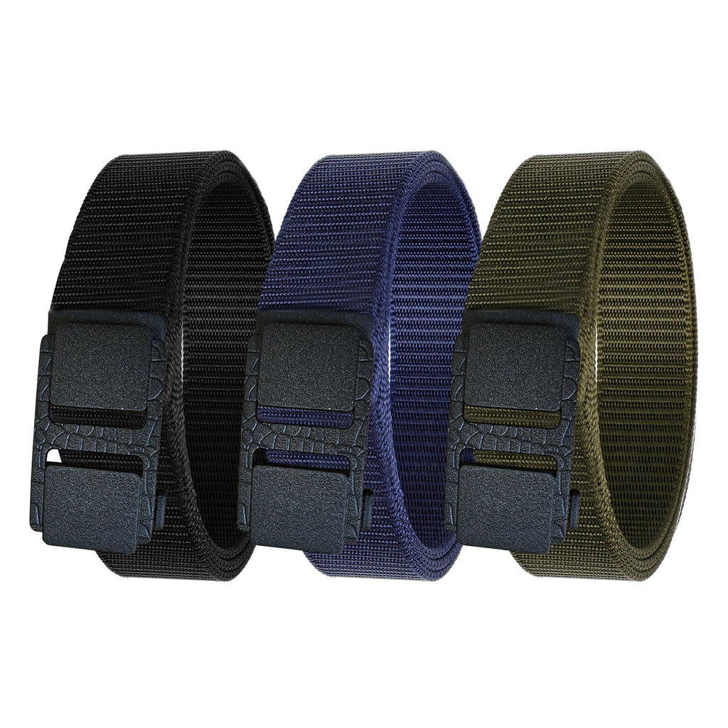 Durable Military Webbing Nylon Quick Release Belt for Men & Women