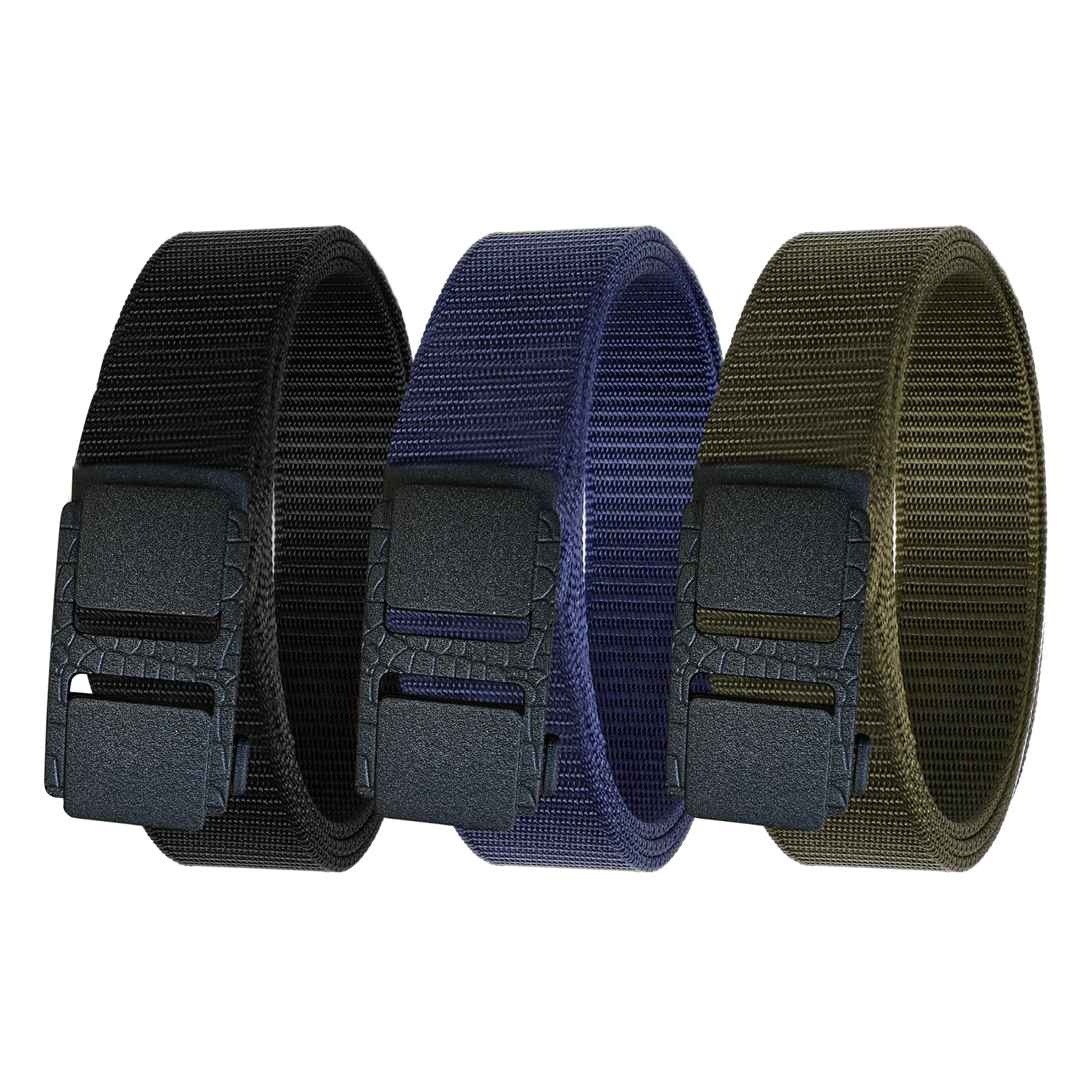 Durable Military Webbing Nylon Quick Release Belt for Men & Women