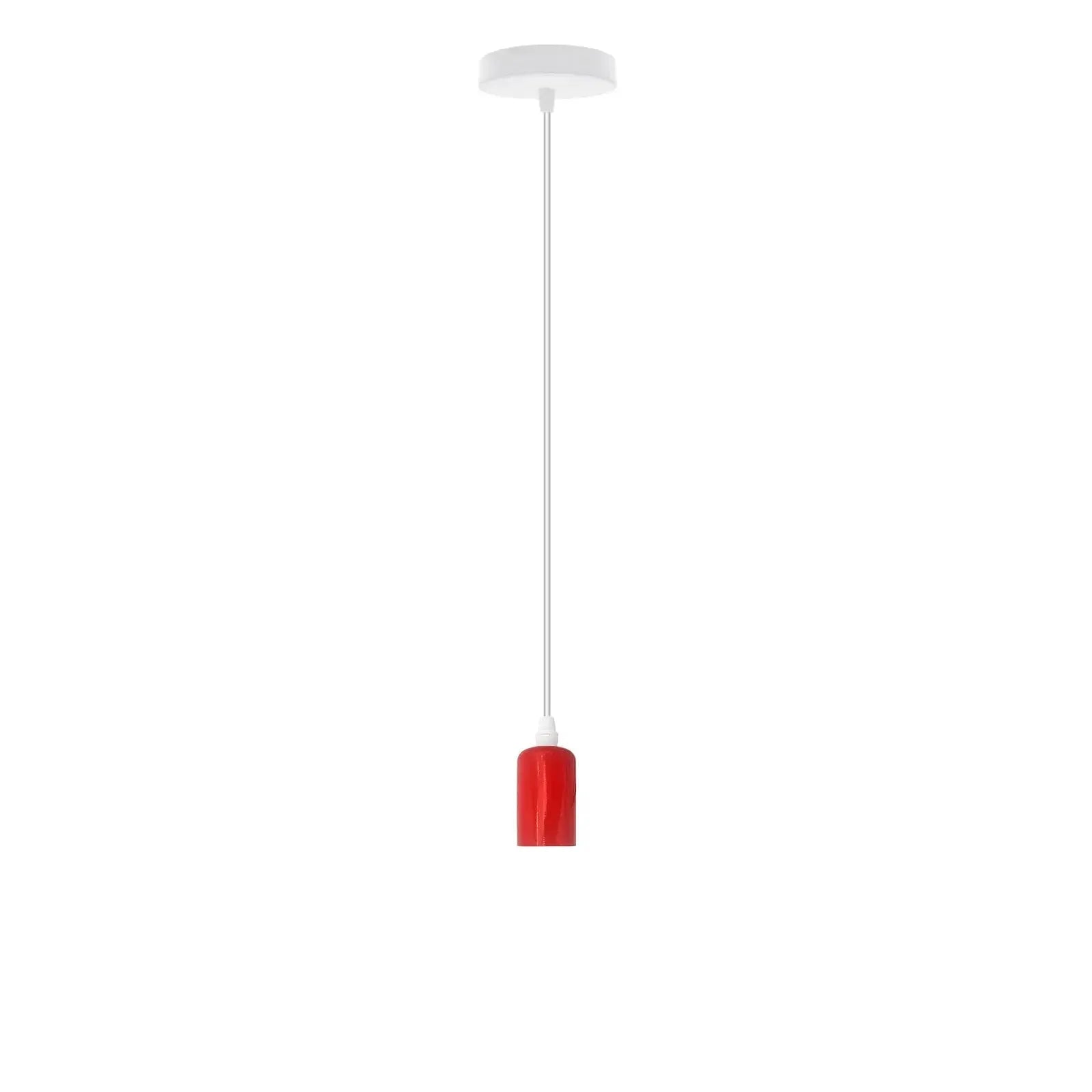 Industrial E27 Colourful Suspended Pendant Light Fitting Home Kit