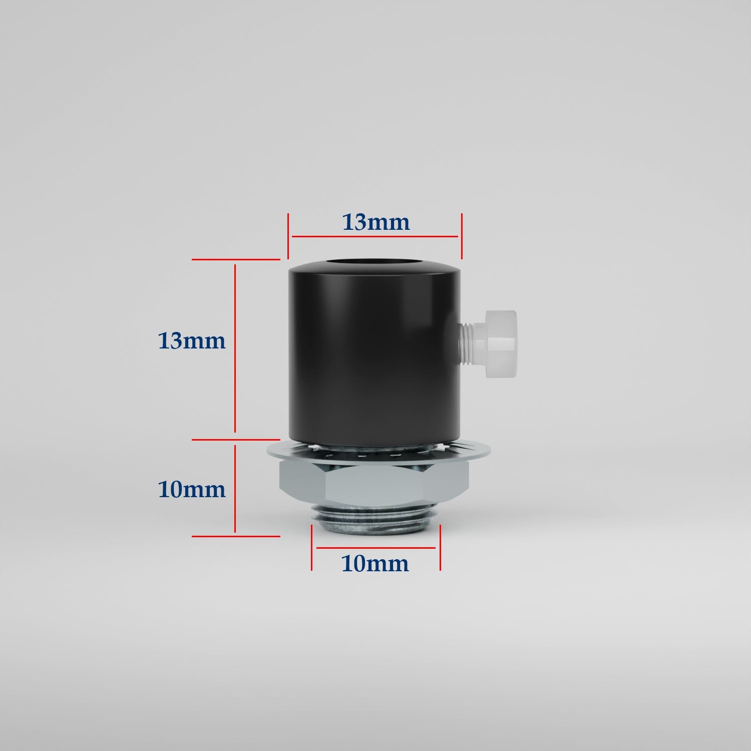 5 Pack Pendant M10 Cord Grip Strain Relief Metal Lock nut - 6048