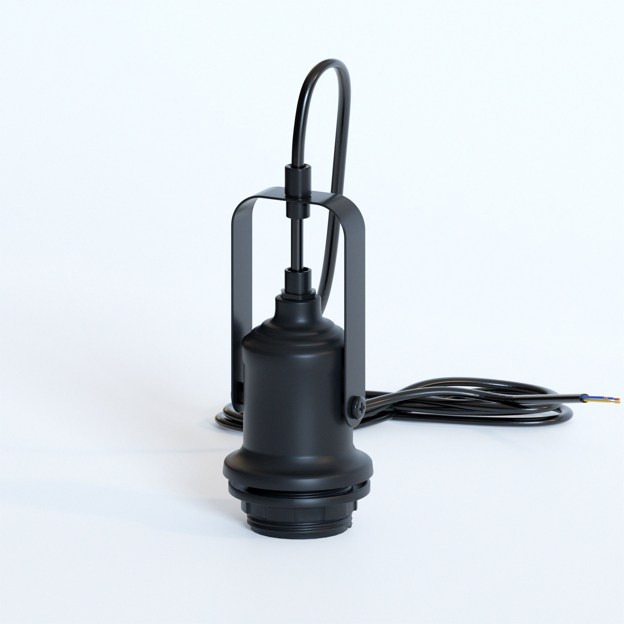 Modern Minimalist E27 Pendant Light Fitting Holder with Adjustable Cable