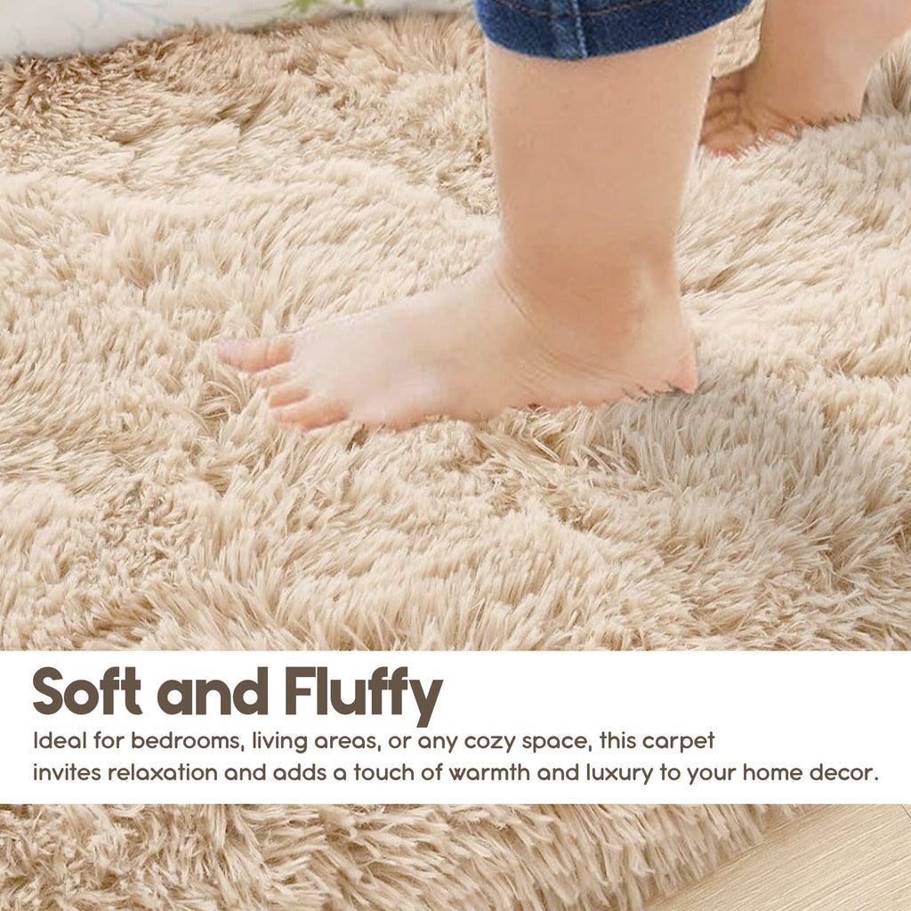 Soft Fluffy Microfiber Non-Slip Doormat: Absorbent Washable Indoor Outdoor Mat