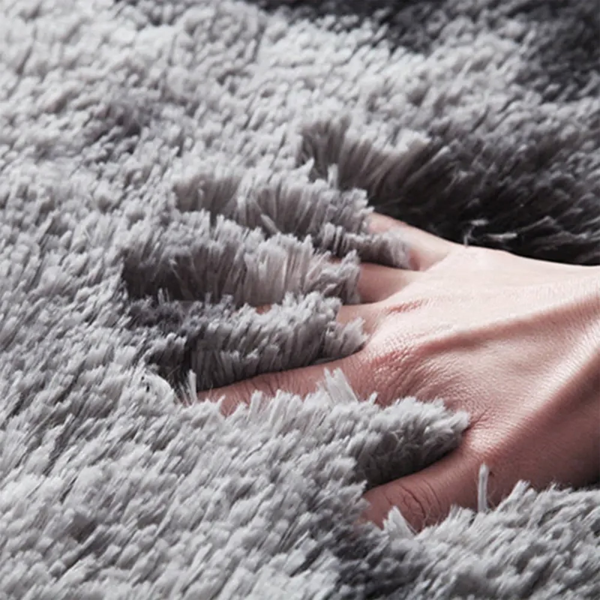 Soft Fluffy Microfiber Non-Slip Doormat: Absorbent Washable Indoor Outdoor Mat