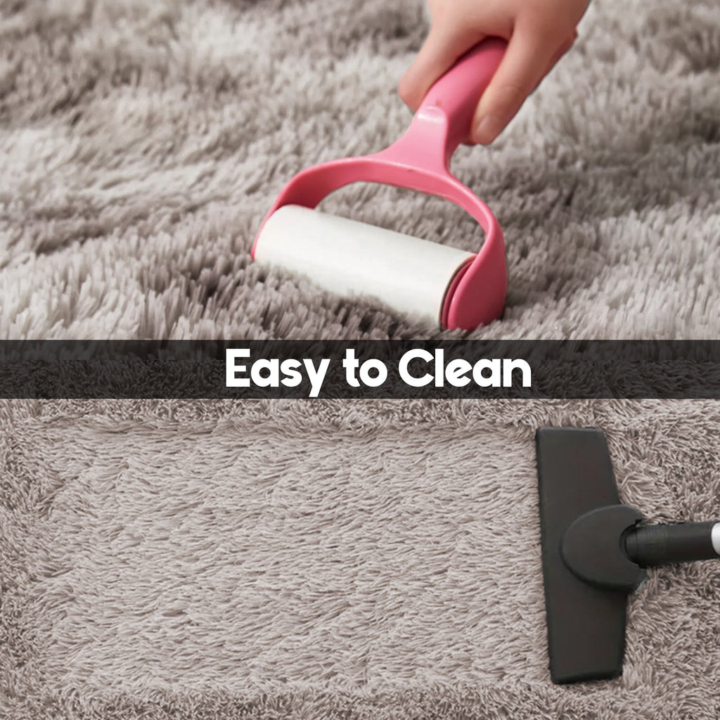 Soft Fluffy Microfiber Non-Slip Doormat: Absorbent Washable Indoor Outdoor Mat