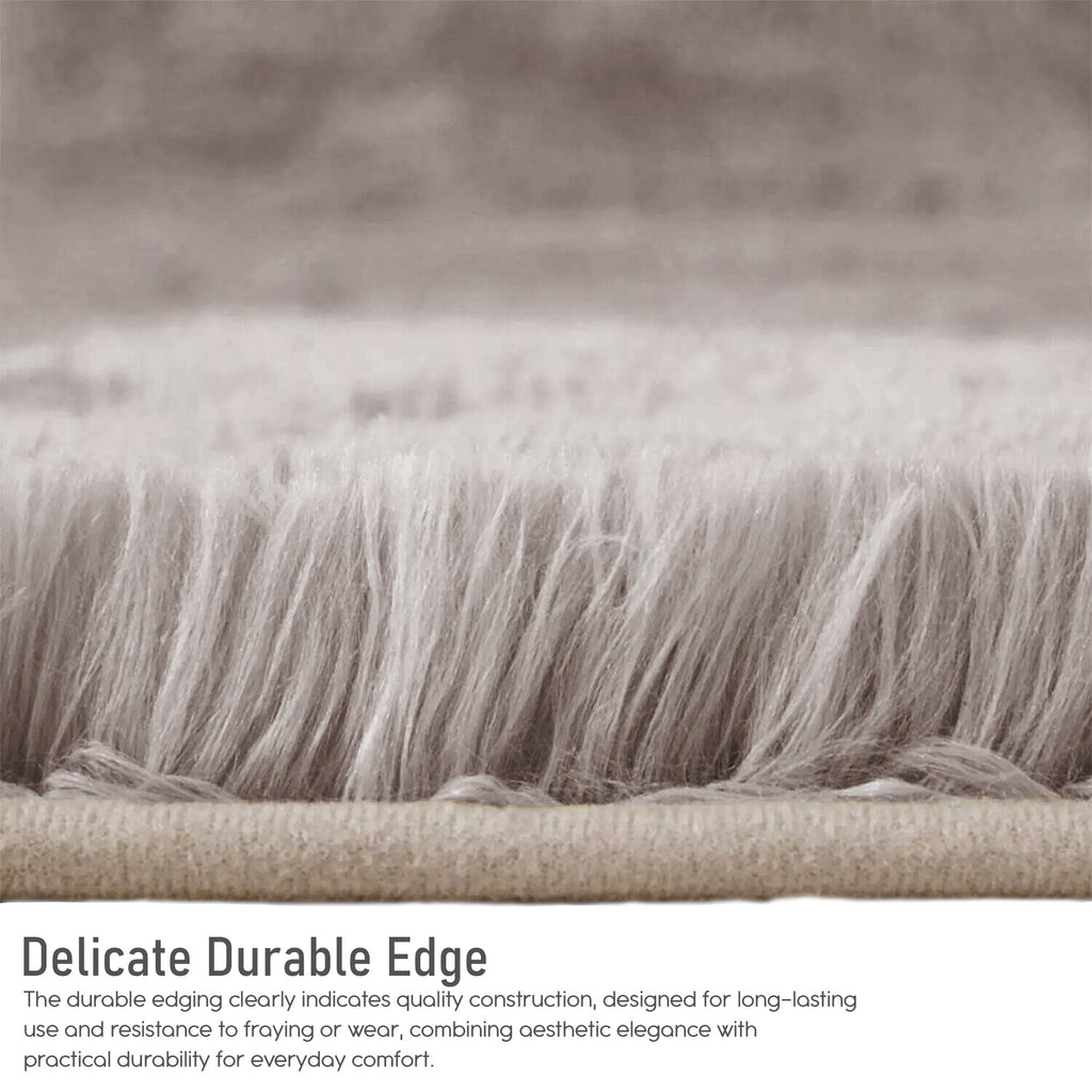 Soft Fluffy Microfiber Non-Slip Doormat: Absorbent Washable Indoor Outdoor Mat