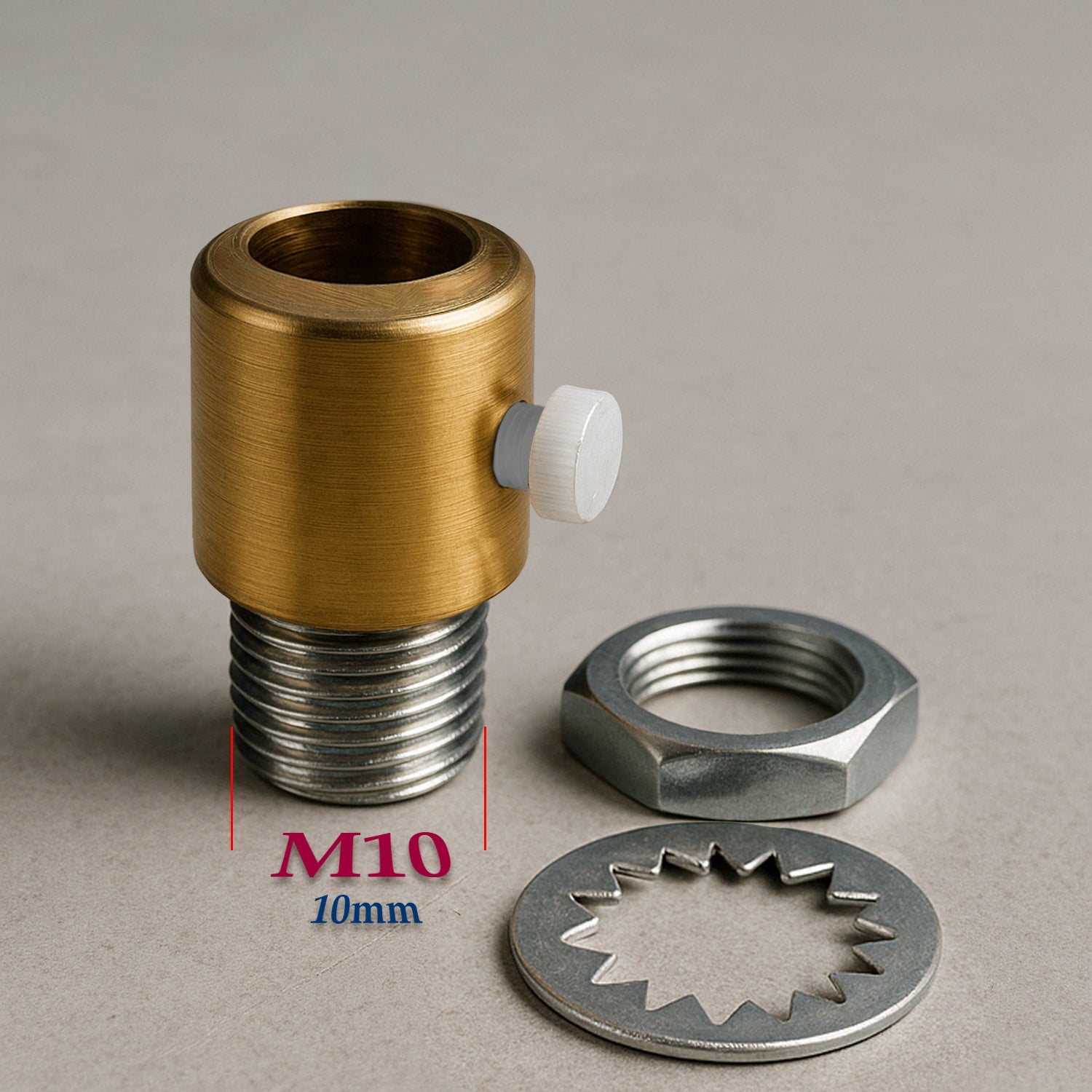 5 Pack Pendant M10 Cord Grip Strain Relief Metal Lock nut - 6048