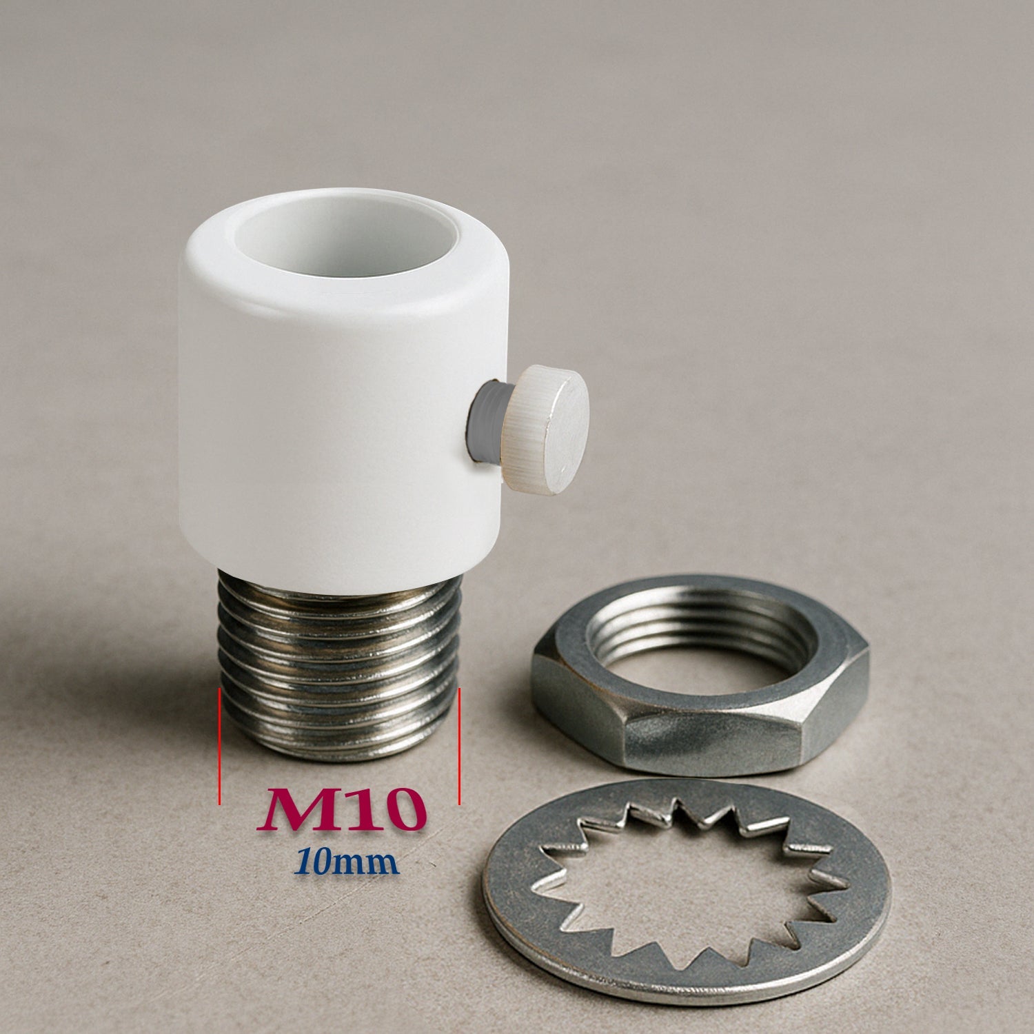 5 Pack Pendant M10 Cord Grip Strain Relief Metal Lock nut - 6048