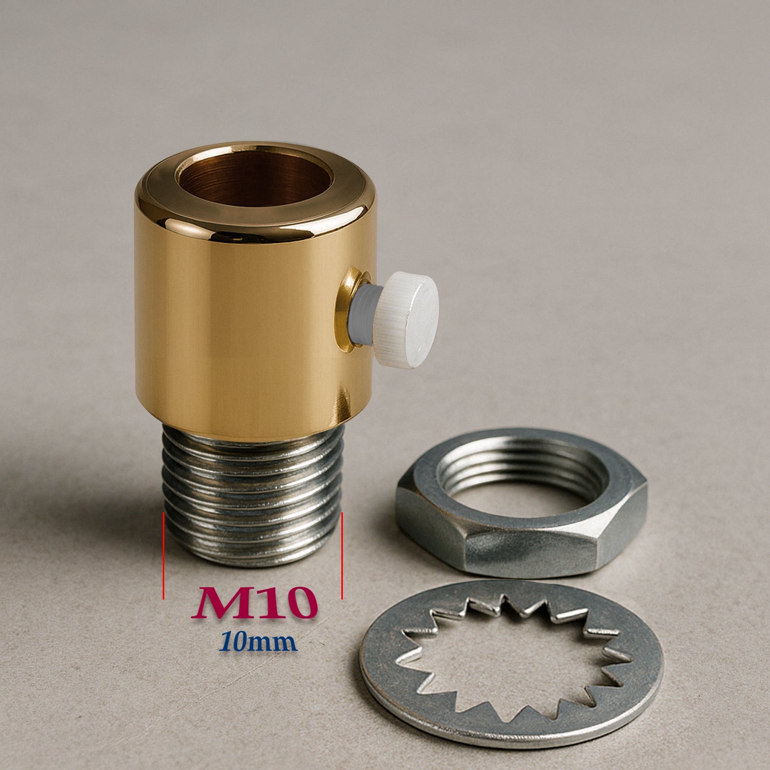 5 Pack Pendant M10 Cord Grip Strain Relief Metal Lock nut - 6048