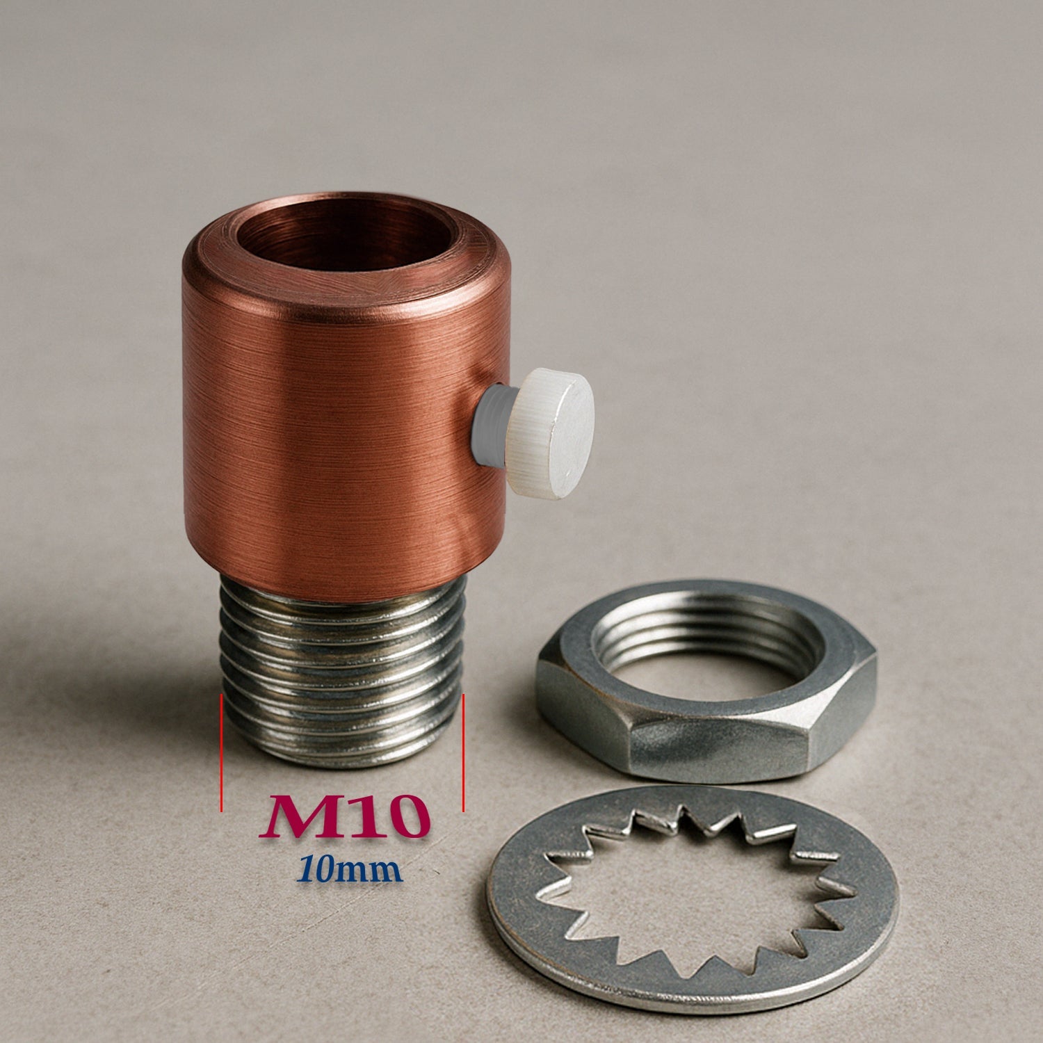 5 Pack Pendant M10 Cord Grip Strain Relief Metal Lock nut - 6048