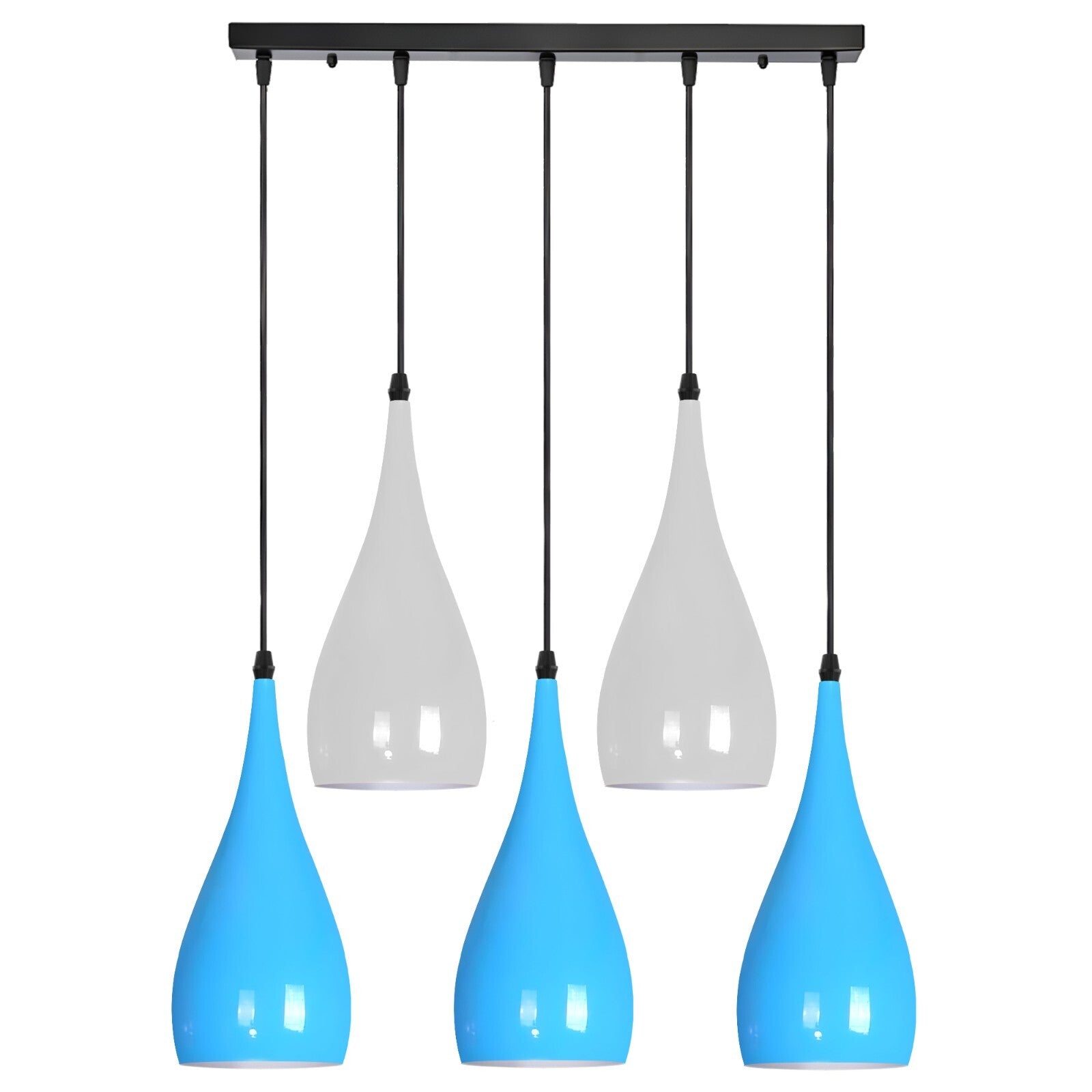 5 Way Ceiling Pendant Light Industrial Hanging Lamp ~6108