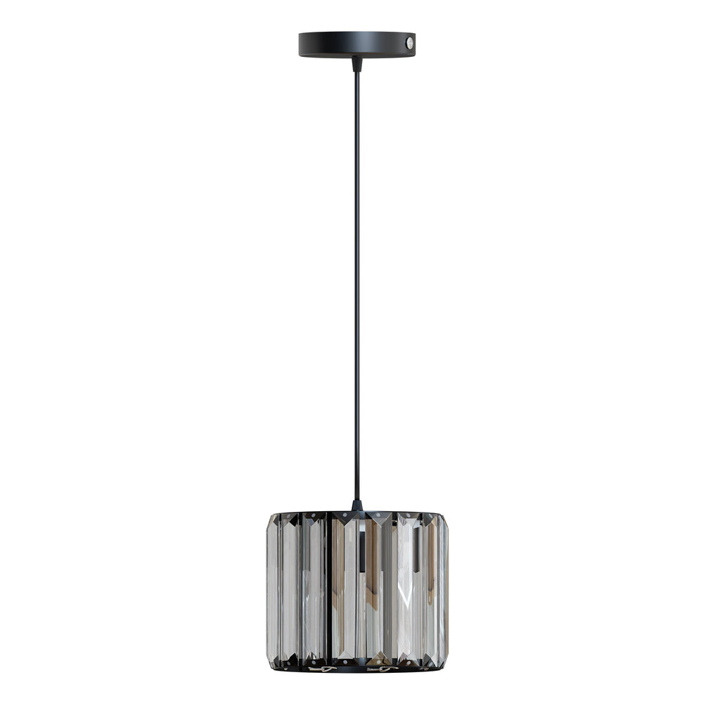Modern Crystal Glass Shade Pendant Light E27 Ceiling Hanging Lamp Fixture