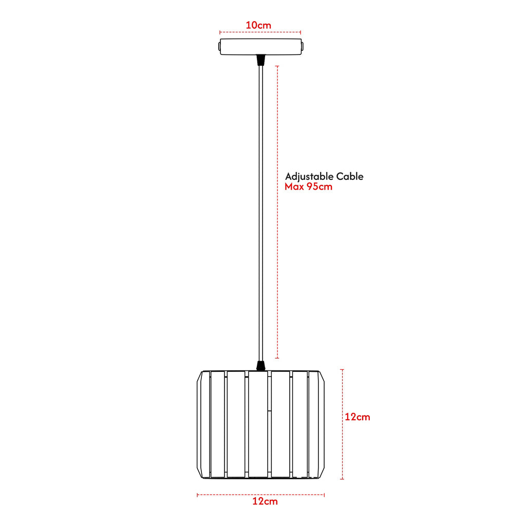 Modern Crystal Glass Shade Pendant Light E27 Ceiling Hanging Lamp Fixture