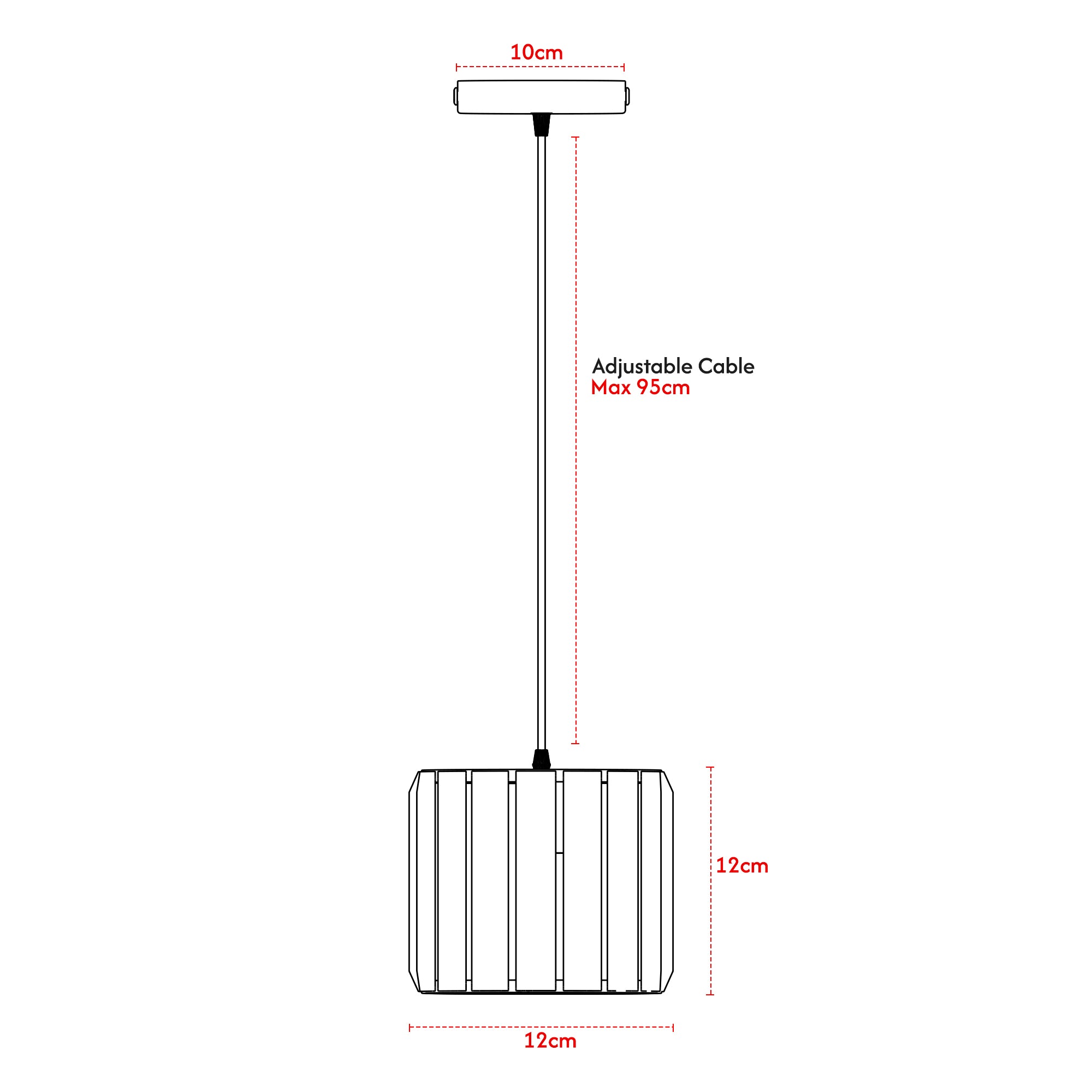 Modern Crystal Glass Shade Pendant Light E27 Ceiling Hanging Lamp Fixture