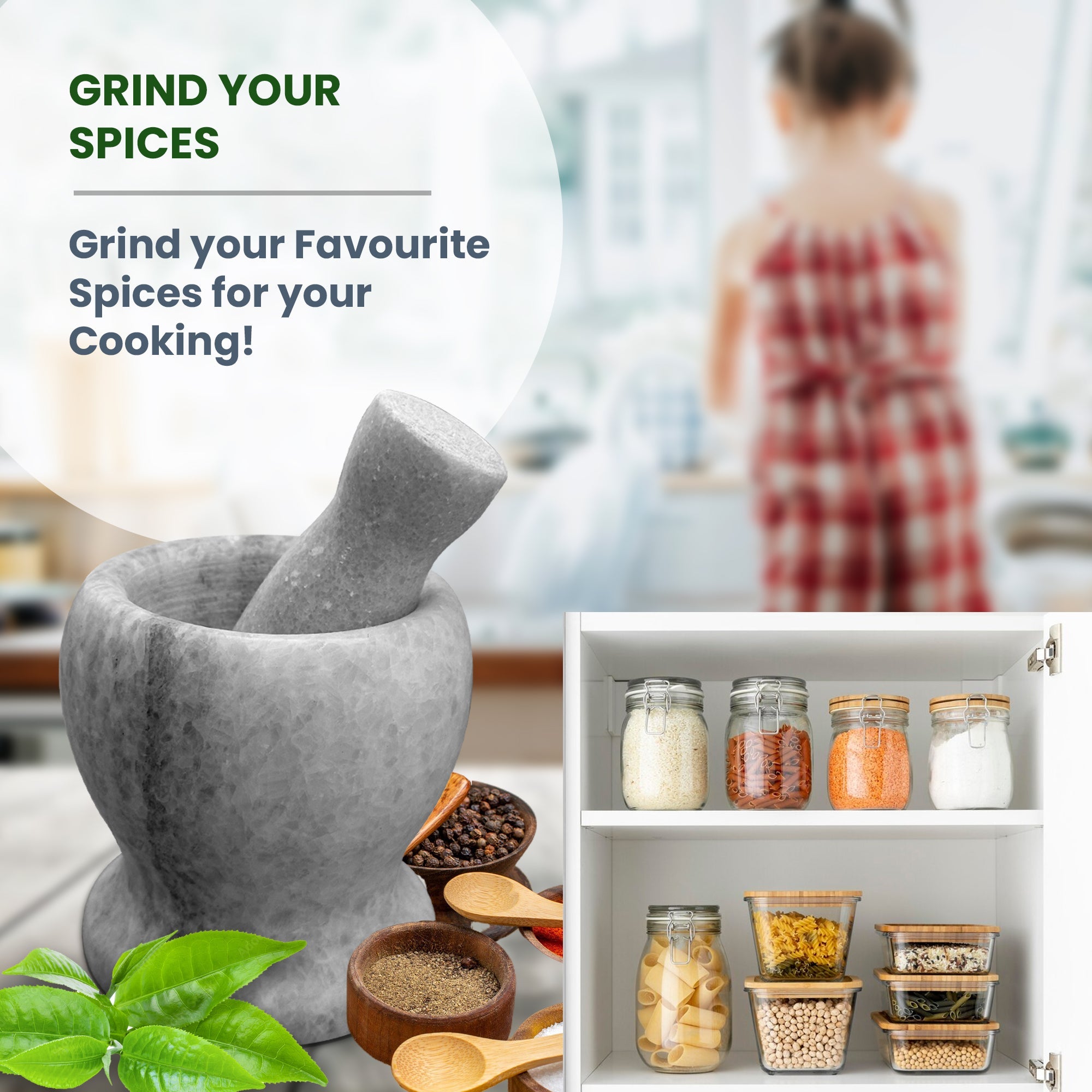 Premium Polished Marble Pestle and Mortar Set, Herb Crusher, Spice Grinder, Guacamole Bowl
