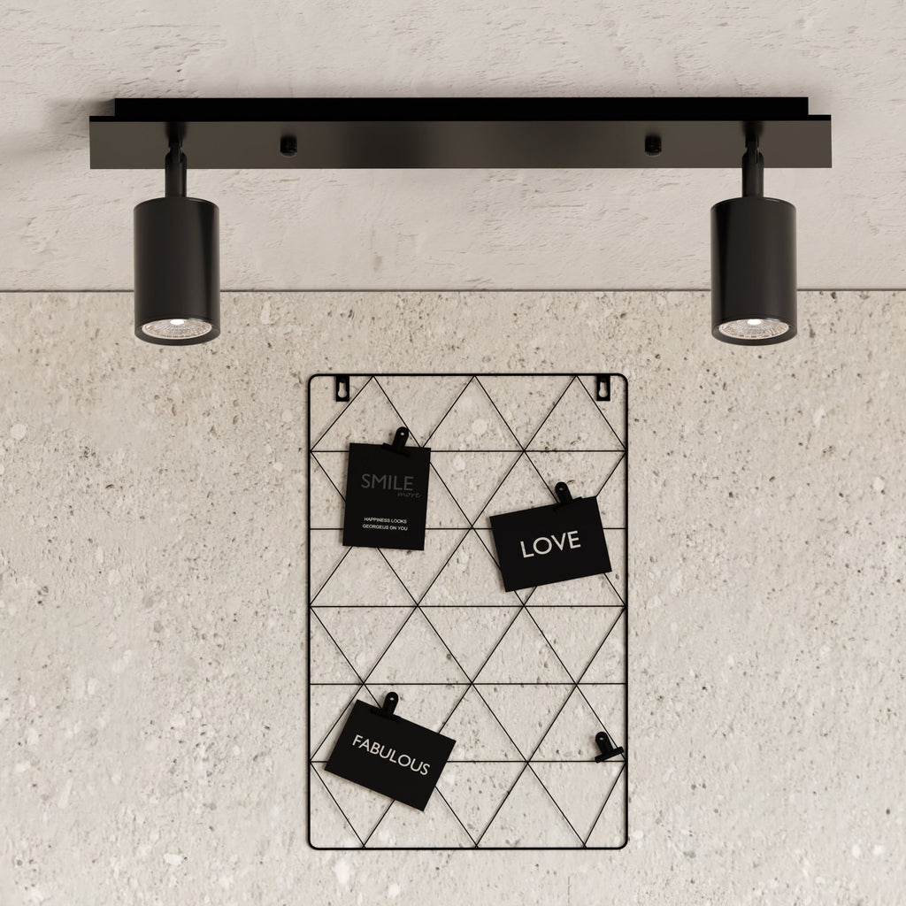 Black 2,3,4,5 Way LED Spotlight Ceiling Light for Home decor~6138