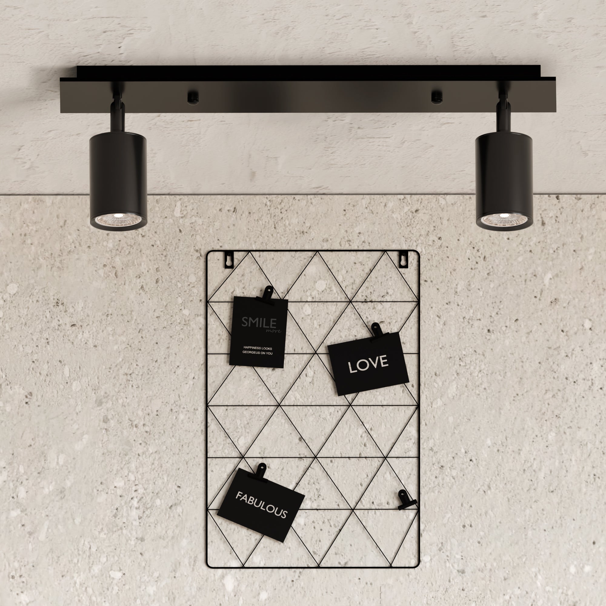 Black 2,3,4,5 Way LED Spotlight Ceiling Light for Home decor~6138