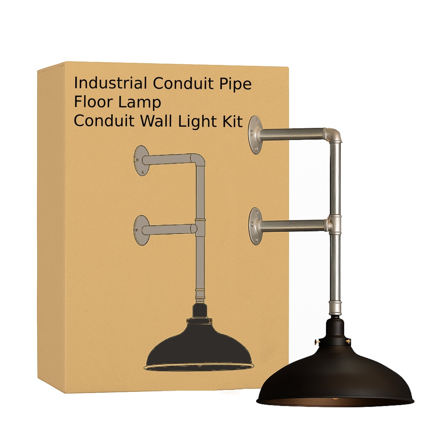 Industrial pipe floor pipe lamp conduit wall light ~ 6143