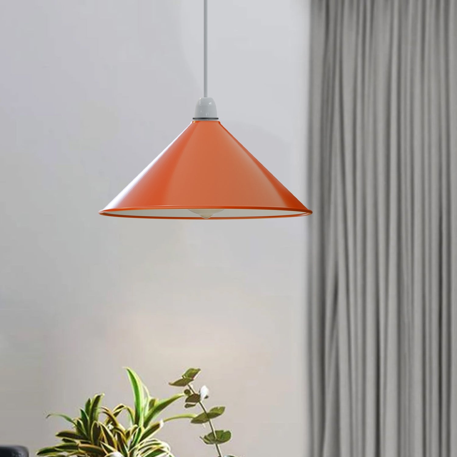 Chic Vintage Industrial Metal Cone Lampshade for Modern Home Lighting Decor
