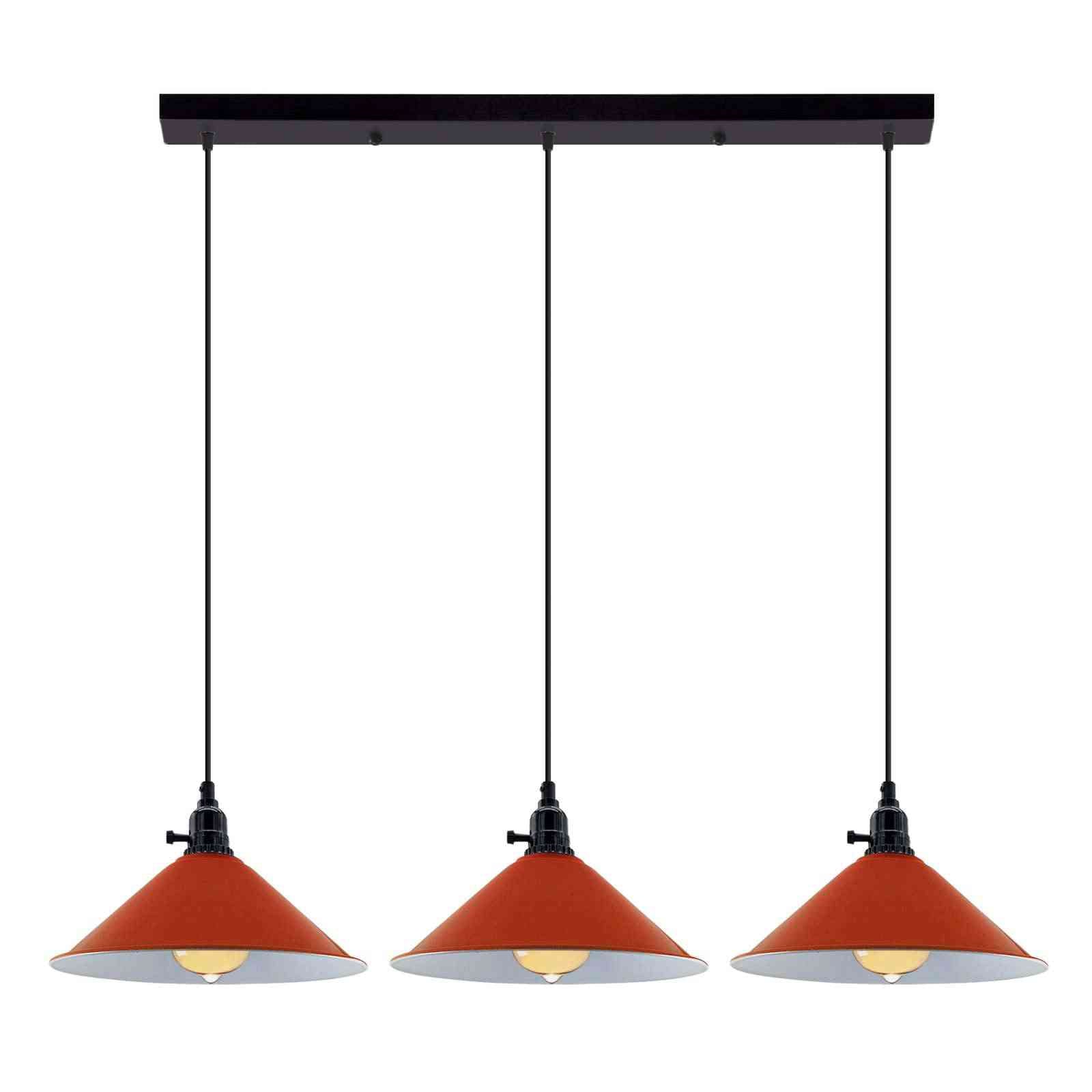 Kitchen Island 3 Light Pendant Light With Fluming Switch ~6187