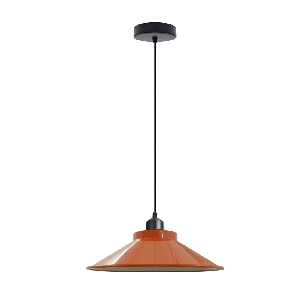 Adjustable Vintage Metal Single Head Hanging Pendant Light with E27 Socket