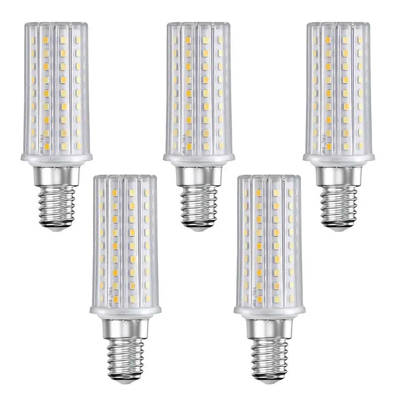 Brilliant Flicker-Free E14 LED Corn Bulbs: Multi-Color, Energy-Saving Lighting Packs