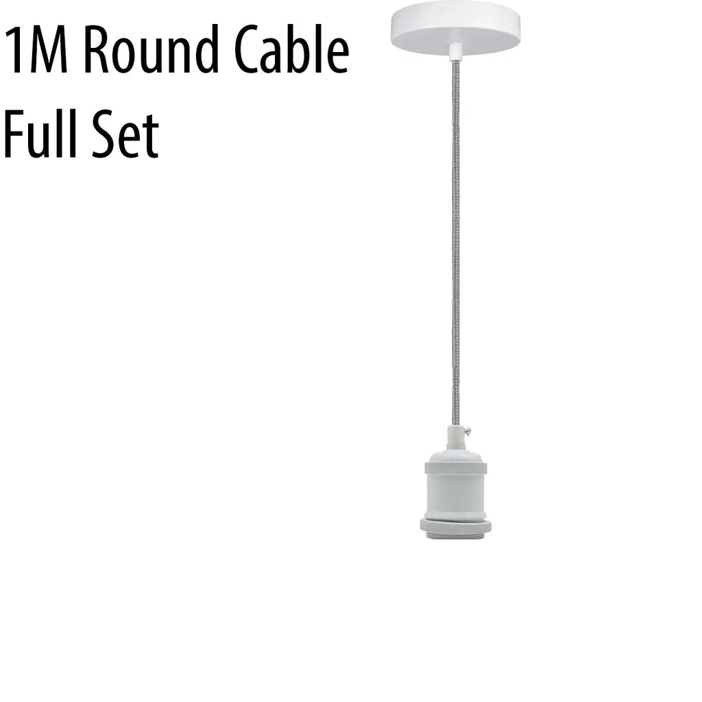 Pendant Lamp Holder Ceiling Rose Vintage Pendant Light Fitting E27~5974