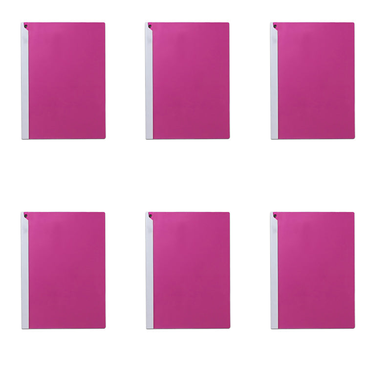 A4 Letter Size Rotating Lever Report Folder 6-Pack for School Office Business