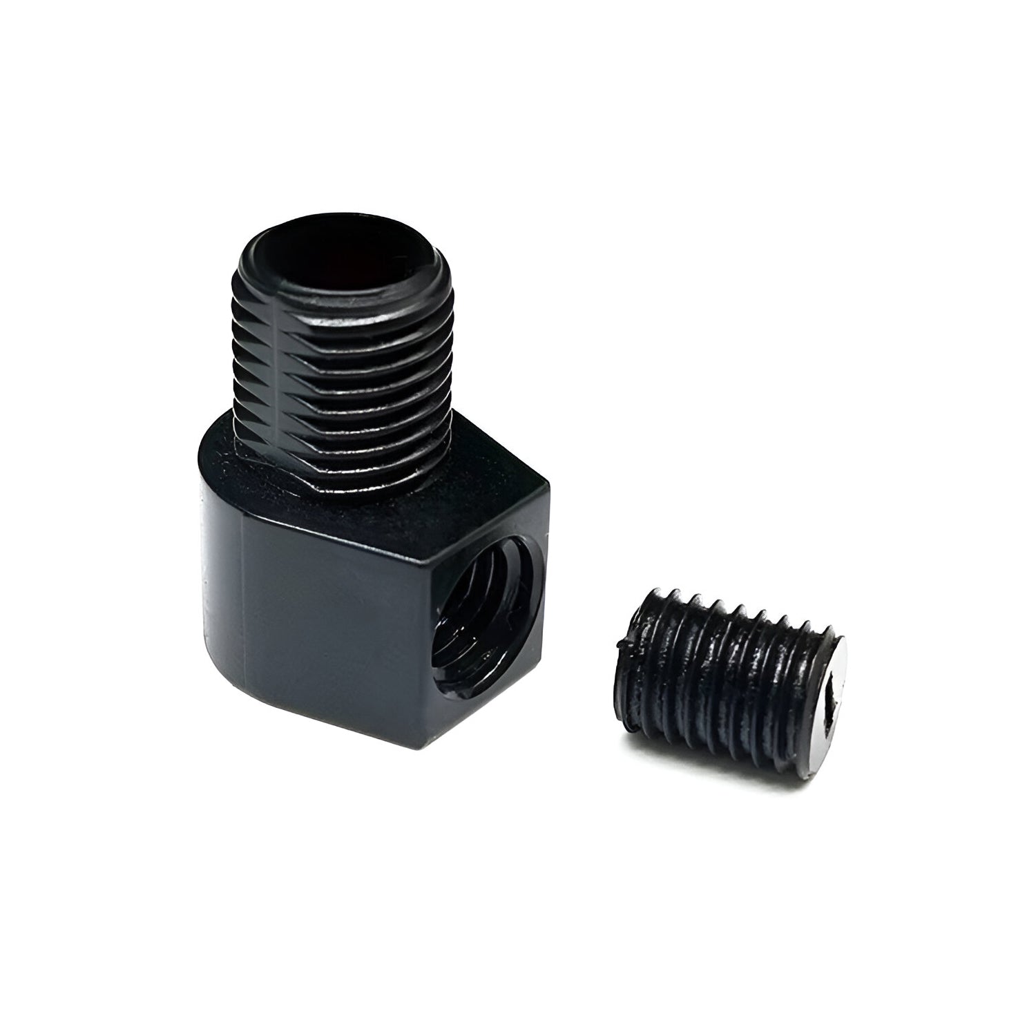 Pack of 5 M10 L-Shape Cord Grip Plastic Caps with Locker Strain Relief- 6050