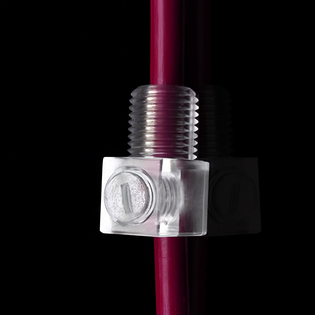 Pack of 5 M10 L-Shape Cord Grip Plastic Caps with Locker Strain Relief- 6050