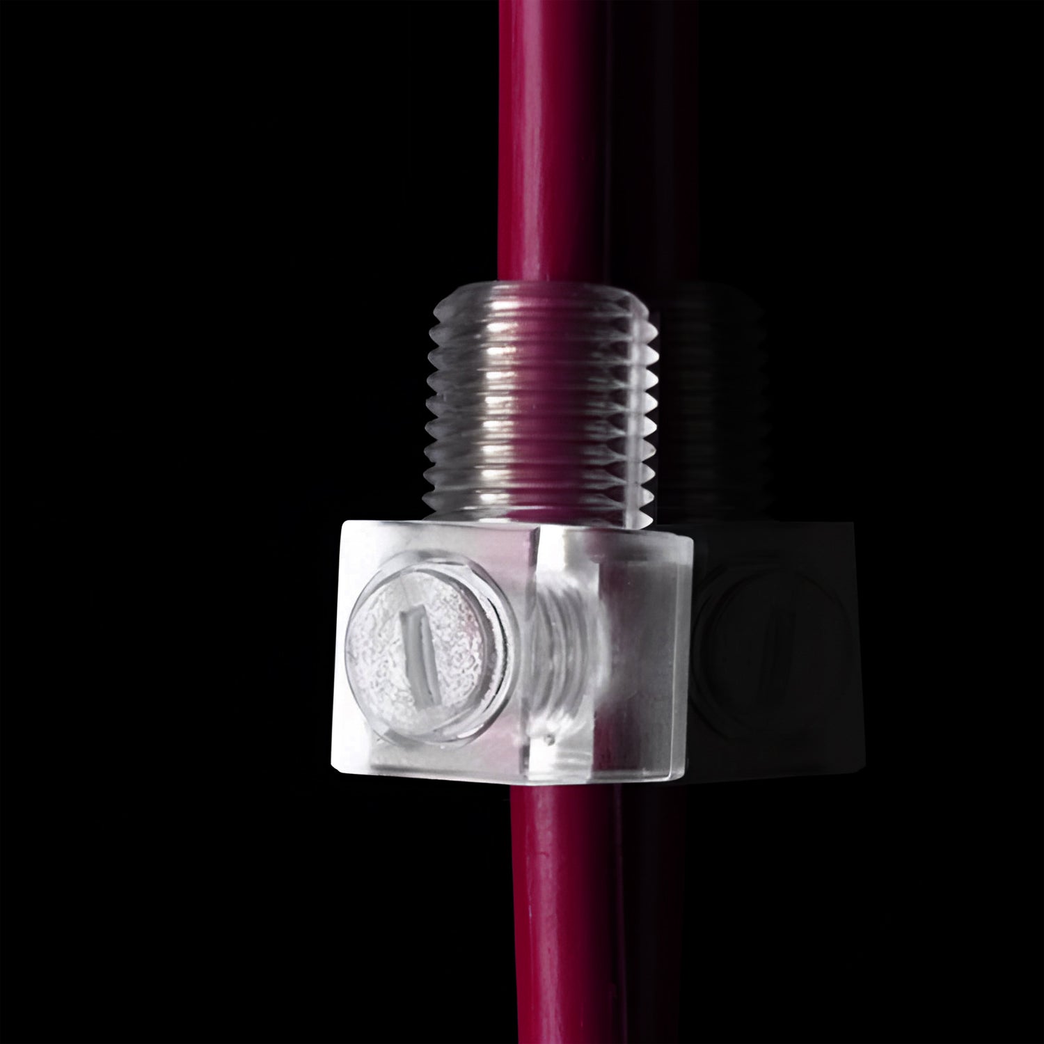 Pack of 5 M10 L-Shape Cord Grip Plastic Caps with Locker Strain Relief- 6050