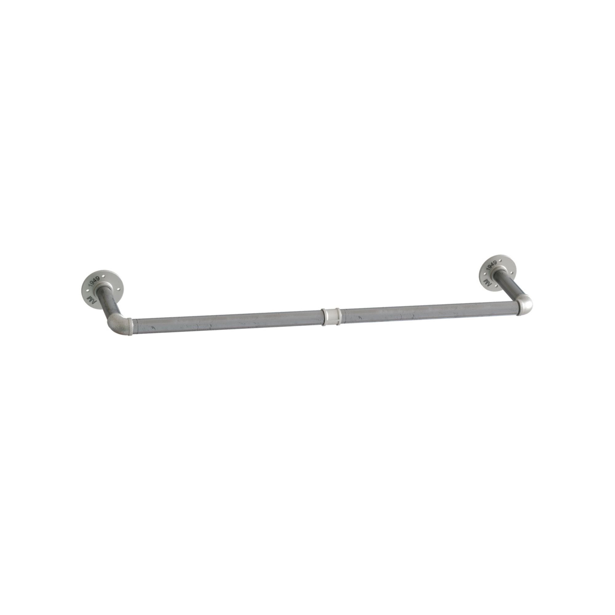 Industrial Pipe Wall Mounted Towel Bar Holder Rustic Bathroom Kitchen