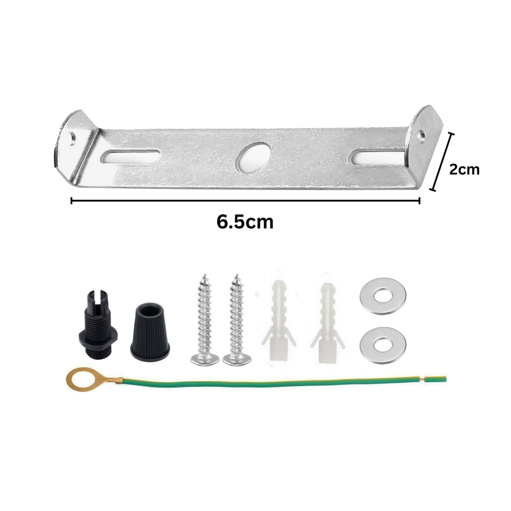 65mm Metal Ceiling Rose Strap Bracket Plate for Secure Light Fittings
