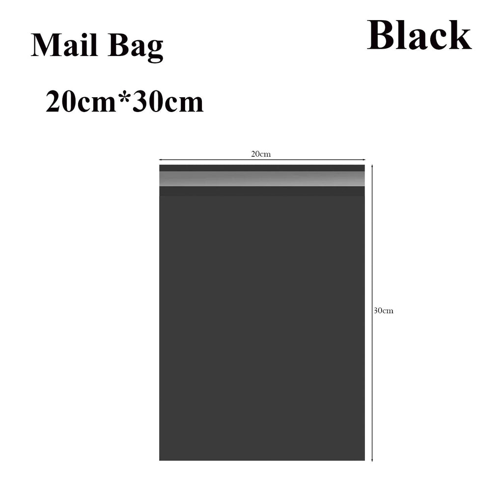 Heavy Duty Black Polyethylene Mailing Bags Strong Secure Self-Seal Postage Envelopes