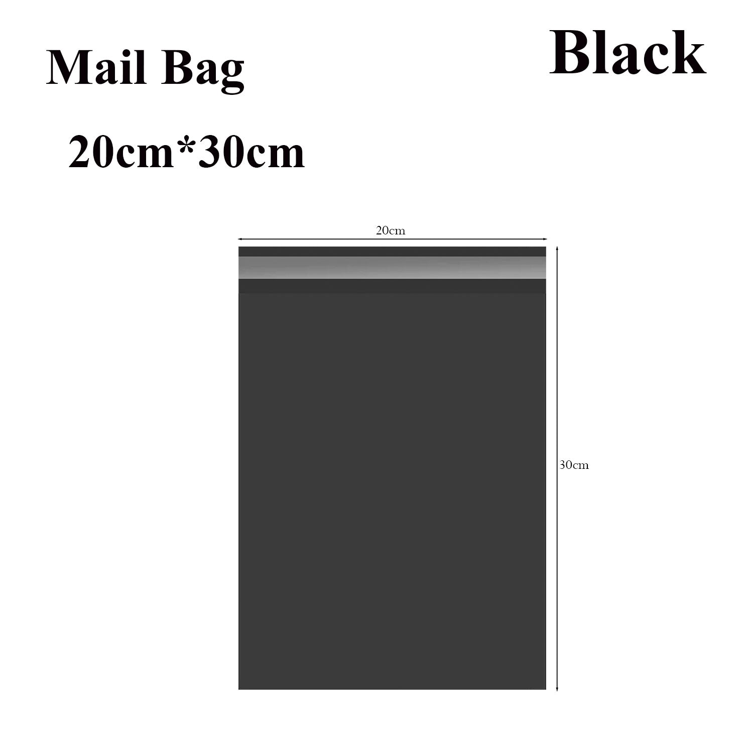 Heavy Duty Black Self-Sealing Poly Mailers Waterproof Shipping Bags