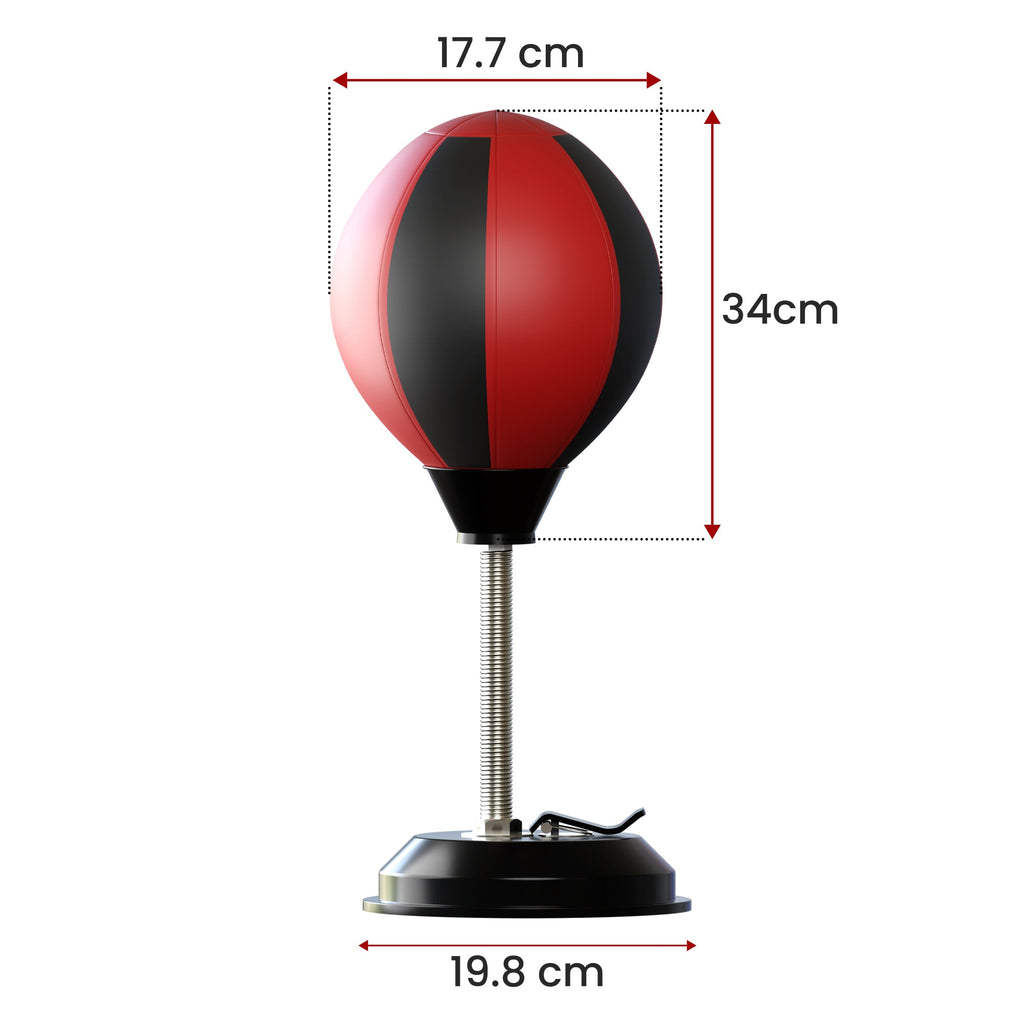 Compact Desktop Punching Ball Boxing Bag: Suction Cup Stress Relief Fun