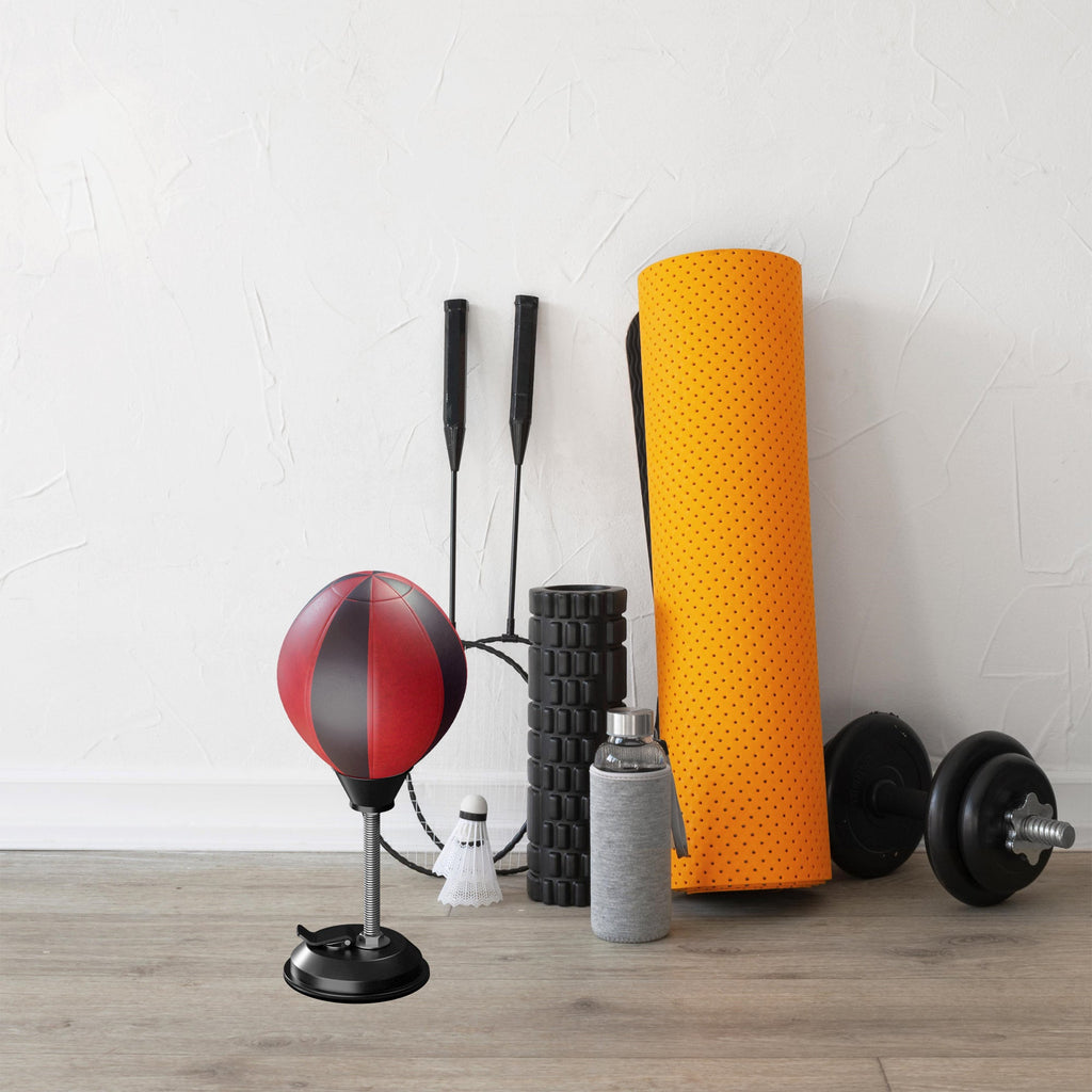 Compact Desktop Punching Ball Boxing Bag: Suction Cup Stress Relief Fun