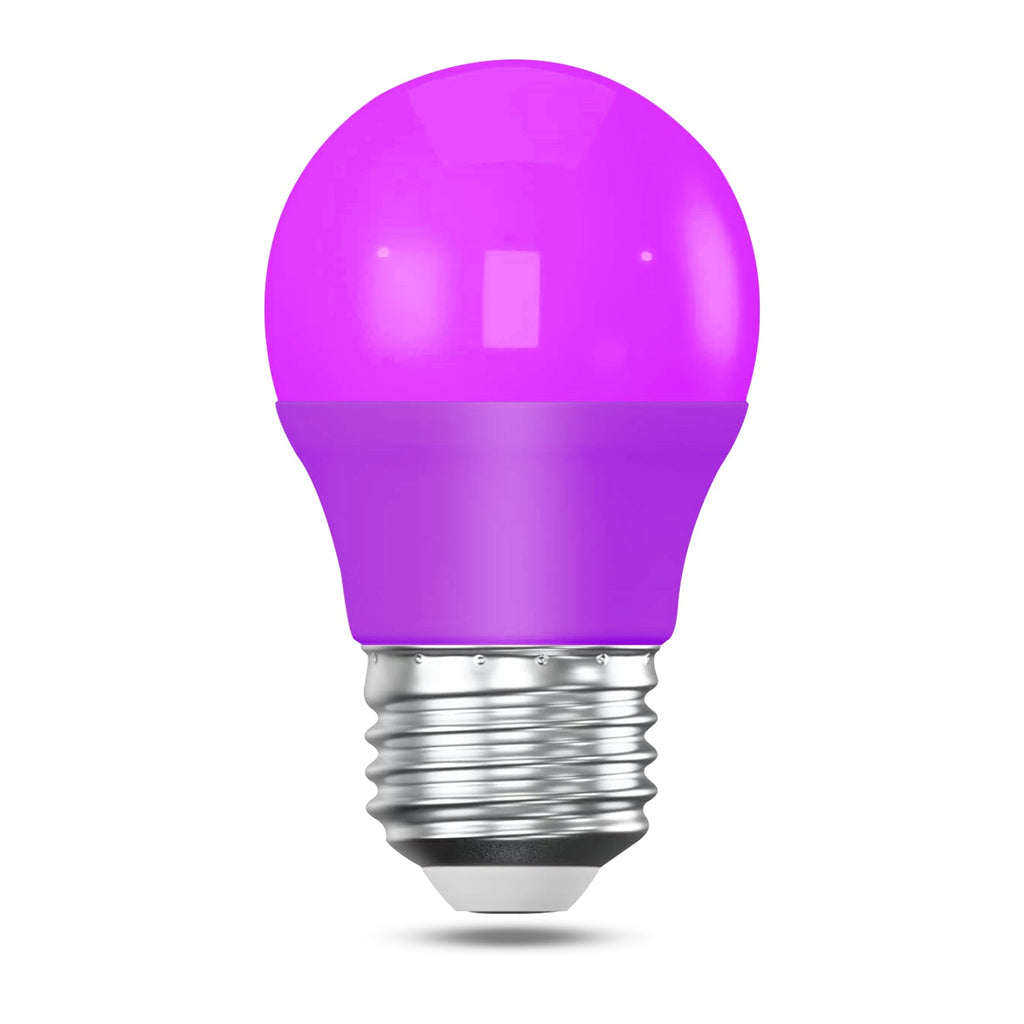 Vibrant 4W LED E27 Coloured Golf Ball Bulb for Dynamic Party Lighting