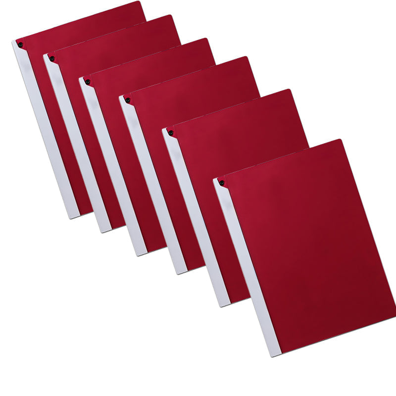 A4 Letter Size Rotating Lever Report Folder 6-Pack for School Office Business