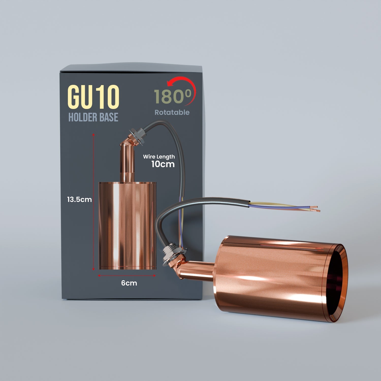 GU10 Vintage Industrial Light Bulb Lamp Holder ~ 5914