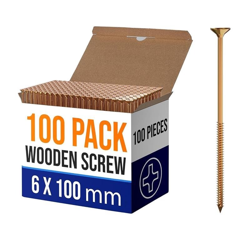 Premium Flat Head Self-Tapping Wood Screws for Durable Woodworking & DIY Projects