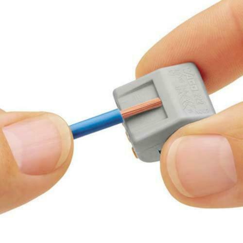 Reusable Spring Lever Electrical Wire Connectors, 2/3/5 Way, Quick Push-In Terminal Block