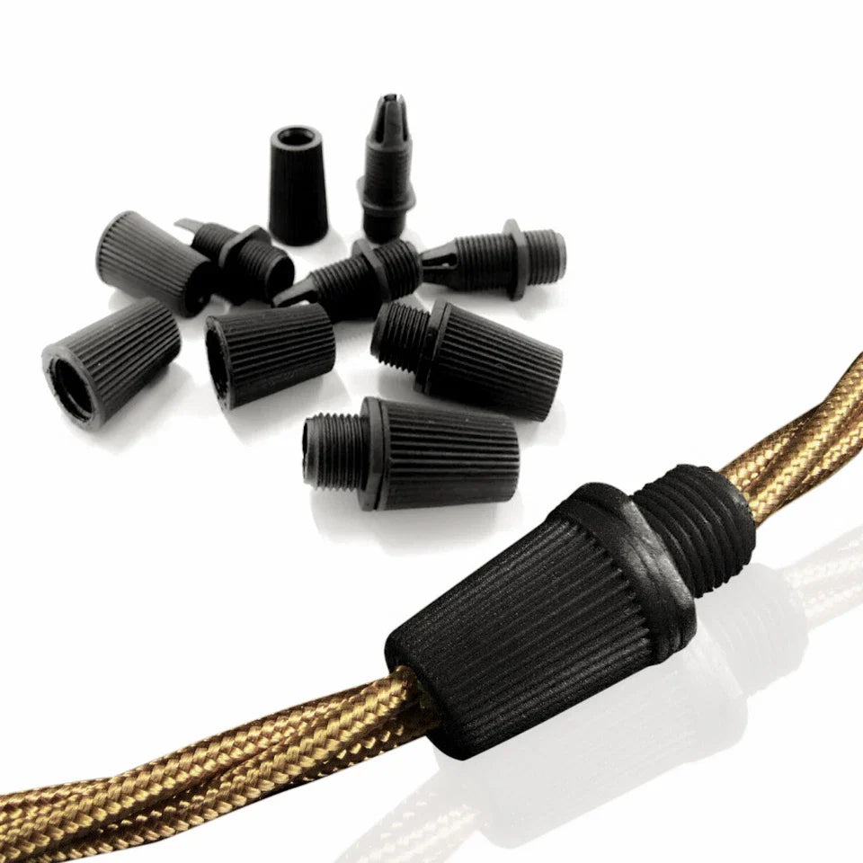 Versatile Durable Plastic 10mm Male Thread Cord Grips for Pendant Cables